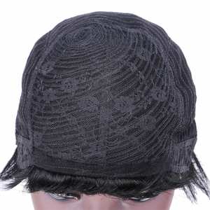 Perruques courtes en cheveux humains de type pixie, perruques courtes de type bob pour femmes noires, fabriquées à la machine, couleur naturelle, perruques sans colle pas chères en cheveux humains - Product Image 6
