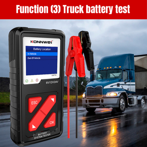 <strong>2026</strong> KONNWEI KW710 Professional <strong>Car</strong> Battery <strong>Tester</strong> 6V 12V 24V Battery Load <strong>Tester</strong> Charging Diagnostic Tool With Enhanced Clip - Product Image 3