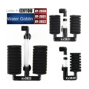 <span class=keywords><strong>Aquarium</strong></span> Trouwe Vrienden XY-2822 Dubbele Kop Biochemische Katoenen Filter <span class=keywords><strong>Aquarium</strong></span> Pneumatische Spons Muur Opknoping Woonkamer 220V - Product Image 1