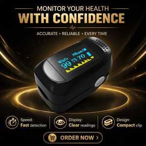 OLED <strong>Fingertip</strong> Pulse Oximeter SpO2 Pulse Rate Monitor Portable Blood <strong>Oxygen</strong> <strong>Meter</strong> - Product Image 6