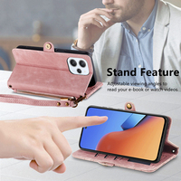Étui portefeuille de protection en cuir PU personnalisé pour Xiaomi Redmi 15C avec porte-cartes et dragonne