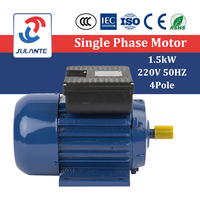 Moteur électrique à induction monophasé YL90L-4, prix usine, à condensateur à deux valeurs, 2HP 1.5KW, 220V AC, pour compresseur d'air