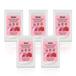 <span class=keywords><strong>Mascarilla</strong></span> Facial en Lámina de Esencia de Rosas Hidratante y Aclarante OEM Popular, Fermentación Biológica, Péptidos Reafirmantes, Blanqueadores, Caja de Regalo - Product Image 4