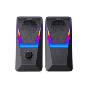 Petit haut-parleur portable 6W OEM filaire RGB pour PC, ordinateur, jeux, gadgets, ordinateur portable, haut-parleur USB, caisson de basses - Product Image 6