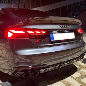 For A5 S5 RS5 B9 4Door Sportback S Style Carbon Fiber Rear Spoiler Trunk Wing 2016-2023 Carbon Fiber - Product Image 5