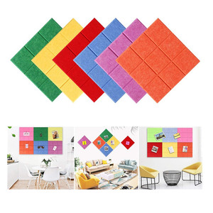 Pegatinas de fieltro 3d para pared de habitación de niños, tablón con pin para mensajes, letras, foto, decoración del hogar - Product Image 1