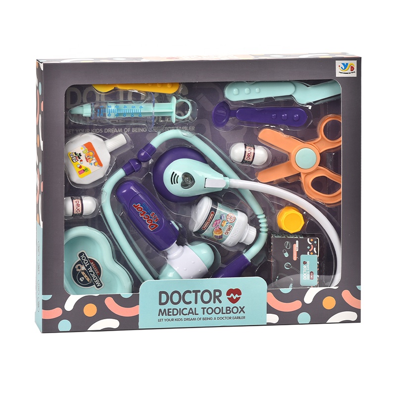 Игрушечный домик ZILLE, врачебные инструменты со звуком и подсветкой, полипропиленовый пластиковый доктор, Детские реалистичные медицинские инструменты, игрушки для детей
