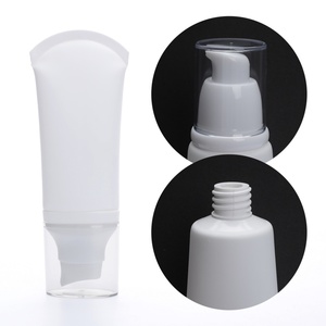Tubos cosméticos redondos y ovalados personalizados al por mayor con tapa dosificadora para loción, crema y productos para el cuidado de la piel. - Product Image 1