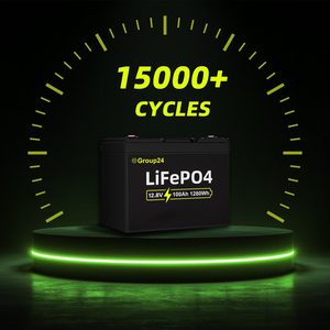 Batterie au phosphate de fer et de lithium 12V 24V 50Ah 100Ah 200Ah 400Ah avec BMS, alimentation électrique, batterie de stockage d'énergie domestique - Product Image 6