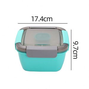 Food Storage <b>Container</b> Compartmental Picnic Fresh-Keeping Box Portable Bento Box Multi-Layer with Lid Can Be <b>Refrigerated</b> Food - Product Image 3