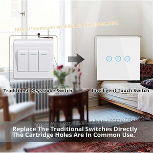 Interrupteur intelligent WiFi Tuya EU <span class=keywords><strong>pour</strong></span> rideaux et volets roulants, moteur tubulaire électrique, compatible Google Home, Alexa, application Smart Home, <span class=keywords><strong>minuterie</strong></span> - Product Image 5