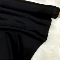Soie Habotai Premium 8mm Légère 140cm de Large Tissu en Soie Naturelle Noir Blanc Prêt à Expédier pour Robe de Mariée Fille Foulard Blouse