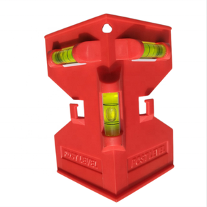 Niveau à bulle multifonctionnel réglable avec rapporteur d'angle, jauge d'angle en plastique et inclinomètre pour le travail du bois et la construction - Product Image 1