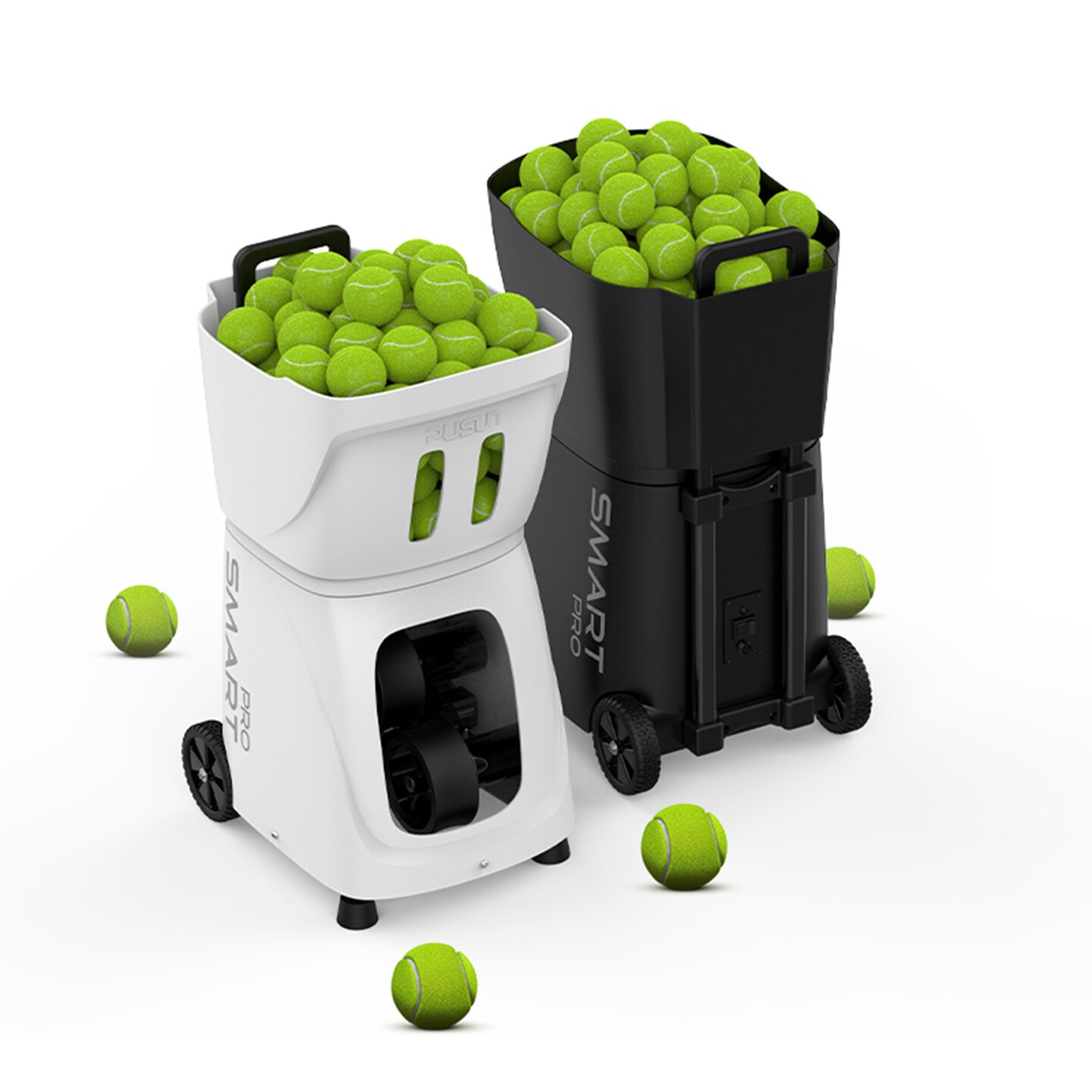Intelligent Tennis Ball Machine Smart Pro AI Control Automatic Serving Training Equipment 20-120 km/h Serve Speed 110-Ball