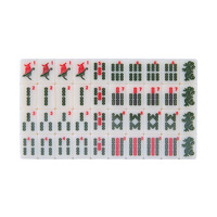 Mahjong magnétique moderne sur mesure, 160 pièces, 4 joueurs, écologique, en acrylique massif, pour divertissement intérieur