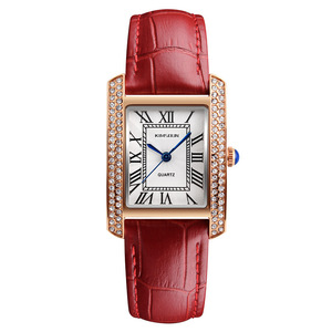 Men‘s Business <b>Automatic</b> Mechanical Watches Waterproof Square Case Clock Genuine Leather <b>Wristwatch</b> Roman Number Dial men Watch - Product Image 2