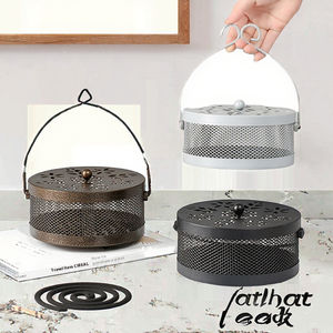 Caja de Incienso Grande para el Hogar con Tapa, Estilo Clásico Indio, de Hierro Ignífugo, con Aroma a Sándalo, Repelente de Mosquitos - Product Image 3