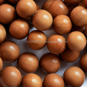 Perles de bois de santal faites à la main pour l'album de santal pour la fabrication de chapelet 50 + ans produit personnalisable de qualité supérieure écologique - Product Image 1