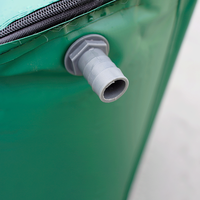 Cuve de Récupération d'Eau de Pluie Pliable CE 100L en PVC Flexible pour Irrigation de Jardin