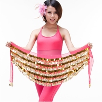 Accessoires de danse de scène de haute qualité écharpe de hanche de danse du ventre décorative pièces d'or à bas prix pour les femmes adultes Performance