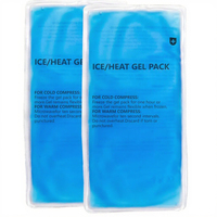 HOWTRUE Compresses de gel chaud/froid réutilisables pour soulager la douleur et les blessures - Compresse froide et pack chaud à double usage 12,7x12,7cm