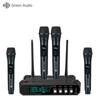 Microphone professionnel GAW-k44 sans fil Vhf Microphone portable pour les représentations scéniques Ktv à domicile