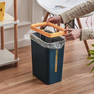 Poubelle carrée LIFE 8L, grande taille, pour salle de bain, salon, bureau, usage domestique - Product Image 3