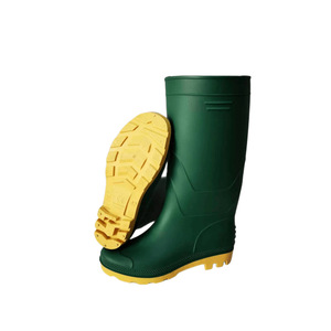 <span class=keywords><strong>Botas</strong></span> de lluvia con suela de PVC resistente para Otoño/Invierno, <span class=keywords><strong>botas</strong></span> altas amarillas impermeables a prueba de aceite para uso en fábrica, equipo de lluvia para el cuidado de los pies barato - Product Image 6