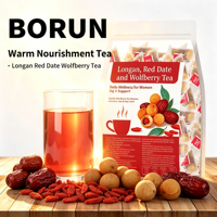 Thé aux fleurs OEM ODM 180g (6x30 sachets par paquet) pour infusion à l'eau chaude/froide, régule les menstruations, nourrit la beauté, protège le foie