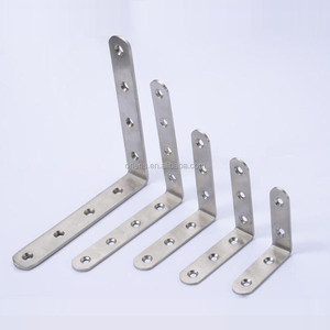 Rails de lit cachés meubles personnalisés reliant le support en L montage petites bretelles d'angle étagère en acier inoxydable support d'angle plat - Product Image 4