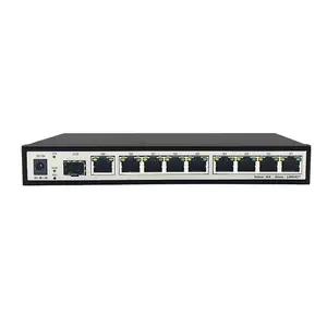 1000M 10 Port with 1 Uplink Switch IEEE802.3 af/at Power Over Ethernet managed Switch