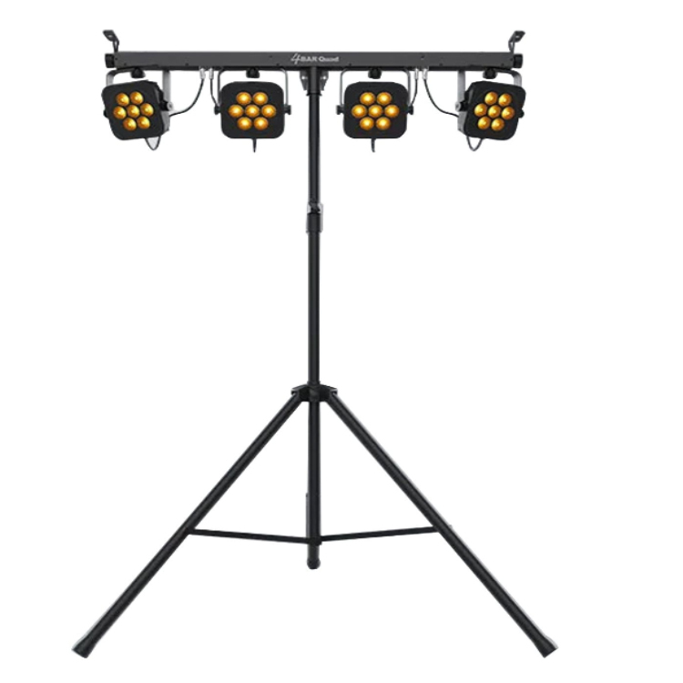 Party Dance Show Stage Par Lights RGBW LED Par Can Lamp DJ 4Bar Quad Complete Wash Lighting System Uplight