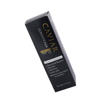 Échantillon gratuit personnalisé petit produit noir shampooing soins de la peau brillant à lèvres rouge à lèvres parfum maquillage boîte d'emballage boîtes en papier