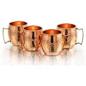 Taza de cerveza y café de mula de Moscú de acero inoxidable, taza de cobre martillado para <span class=keywords><strong>Leven</strong></span> Experimental Linkwood Linlithgow - Product Image 1