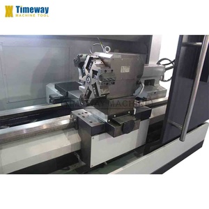 Torno CNC de torneado de metal de precisión Timeway, máquina de torno CNC de cama plana Horizontal, a la venta - Product Image 3