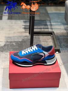 Zapatillas Deportivas Retro Multicolor para Hombre con Parte Superior de Materiales Mixtos para Uso Casual y Urbano - Product Image 2