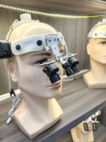 New Popular Ergonomic Dental Loupes Headgear 4X 5X 6X Ergo Magnifier Binocular Loupe with Light Wireless Electric Power Source