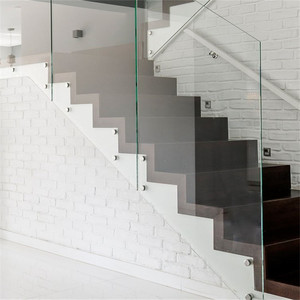 Cerrado escalera de vidrio <span class=keywords><strong>con</strong></span> barandilla de acero - Product Image 6