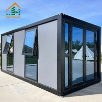 Maison conteneur pliable à installation rapide JHHY, flexible pour usage résidentiel ou bureautique, maisons modulaires préfabriquées