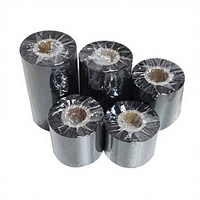 Cinta de Resina Compatible para Códigos de Barras, Cinta de Transferencia Térmica para Impresora de Etiquetas, Compatible con Konica Minolta y Oki