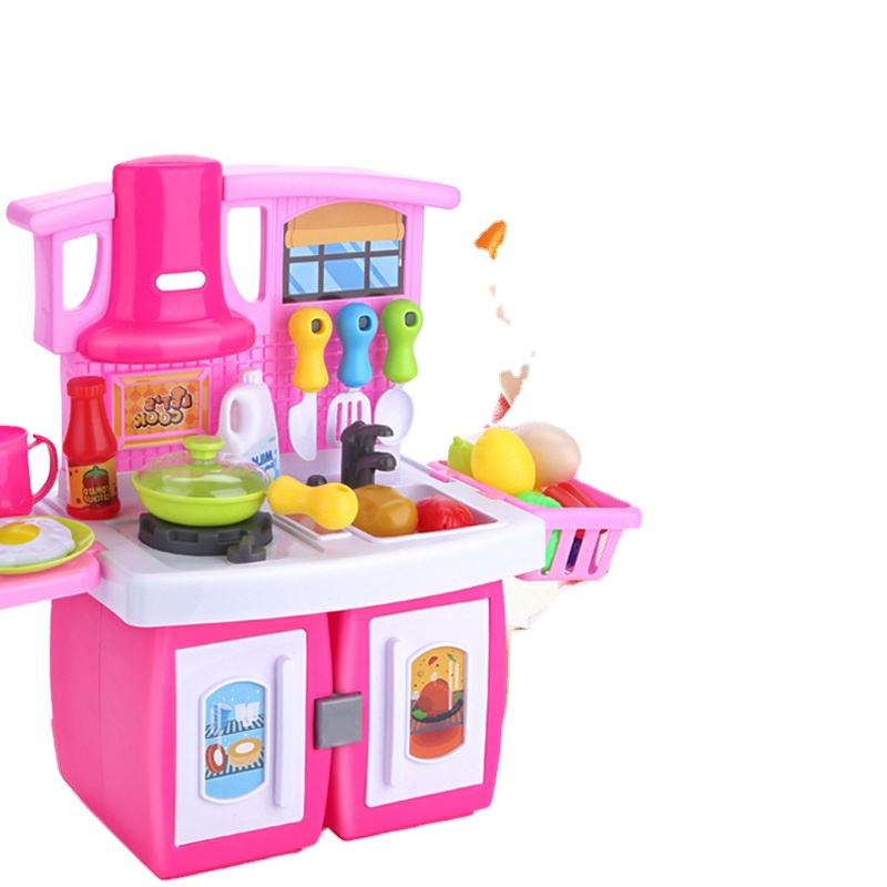 Cesta de juguetes portátil para niños, juego de cocina de Picnic