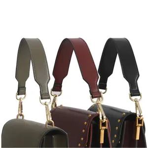 Alça bolsa de couro luxuosa, acessórios para uso em alça, bolsa de mão de couro, acessórios para uso