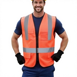 Chaleco de Trabajo Personalizado con Logotipo, Impermeable, Transpirable, de Secado Rápido, 100% Poliéster, para Uso en Fábricas y Almacenes - Product Image 1