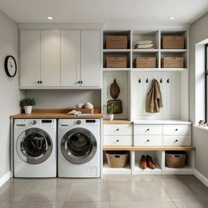 CBMmart Modern Custom Wooden Coffee Station Wet Bar <strong>Cabinets</strong> Kitchen Laundry <strong>Pantry</strong> Room <strong>Cabinet</strong> - Product Image 6