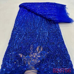 Nouveau style personnalisé <span class=keywords><strong>prix</strong></span> de gros <span class=keywords><strong>Chantilly</strong></span> et tissu de dentelle suisse à paillettes en cristal - Product Image 5