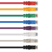 Lan parche RJ45 Cable de Red Ethernet Grey de rojo azul STP UTP Cat5 Cat5e Cat6 Cat7 1M 3M 5M 10M conexión de Internet CE RHOS