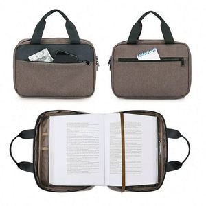 ตัวอย่างฟรี ขายส่ง กระเป๋าใส่หนังสือกันน้ำแบบกำหนดเอง  ปกหนังสือขนาดใหญ่สำหรับใส่พระคัมภีร์ - Product Image 6