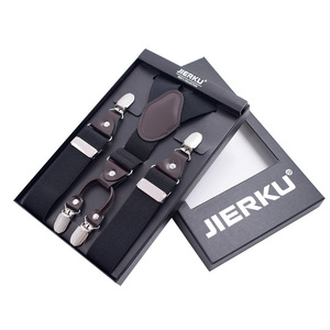 Doumeng Gil Cool Gift Box Pantalones <span class=keywords><strong>de</strong></span> <span class=keywords><strong>vestir</strong></span> envueltos para hombres 4 <span class=keywords><strong>tirantes</strong></span> <span class=keywords><strong>de</strong></span> cuero <span class=keywords><strong>con</strong></span> correa para adultos - Product Image 6