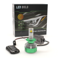 Phare Led Clignotant K14 Lumière 12V 150W 15000lm Ampoule H1 H3 H4 H7 H11 9005 9006 Phare LED Double Couleur et Lumière Clignotante
