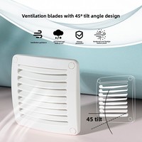 ISURE MARINE Grille d'aération marine inclinée en ABS pour sortie d'air, accessoires marins pour bateau, yacht, navire, camping-car